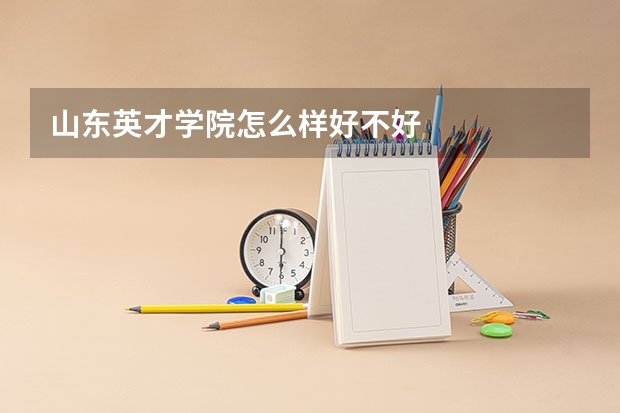 山东英才学院怎么样好不好