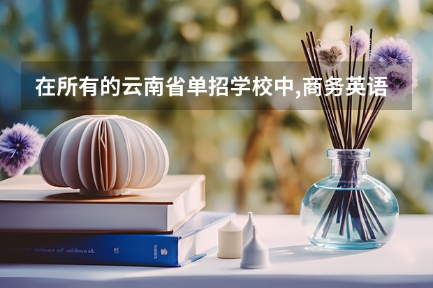 在所有的云南省单招学校中,商务英语公办学校有哪几个 云南省单招学校排名 云南单招政策