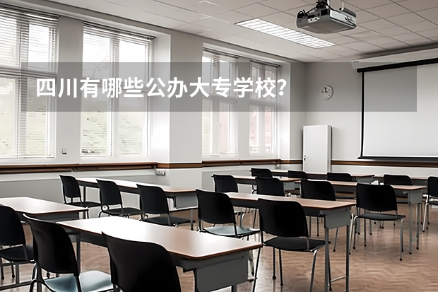 四川有哪些公办大专学校？